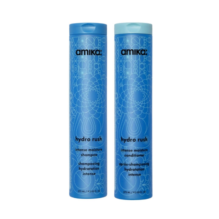amika hydro rush intense moisture shampoo with hyaluronic acid