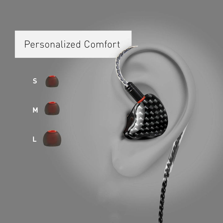 DCMEKA Auriculares de Monitor Intraauriculares, Auriculares Estéreo...