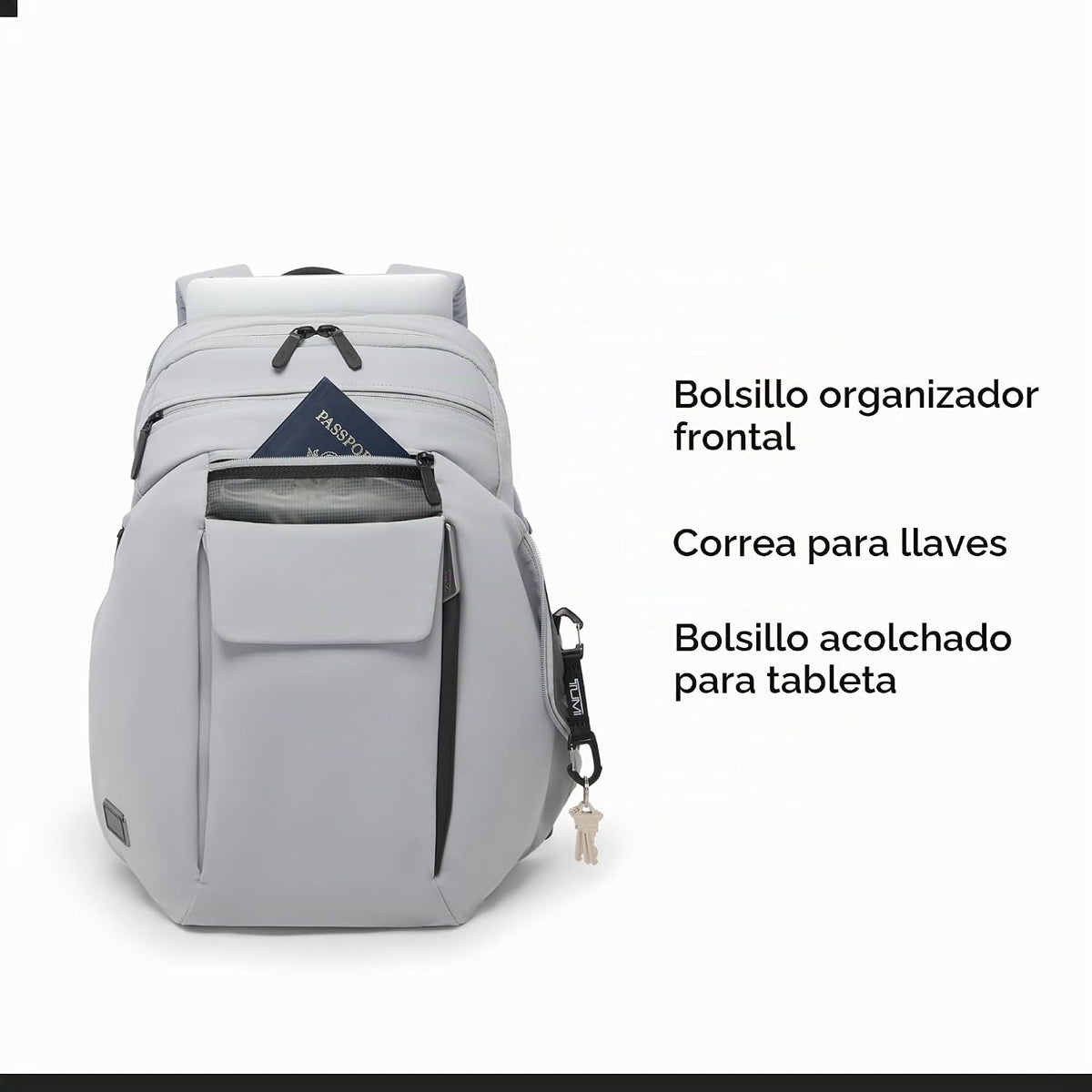 TUMI Axis Mochila grande de 25 litros, se adapta a portátiles de hasta 15