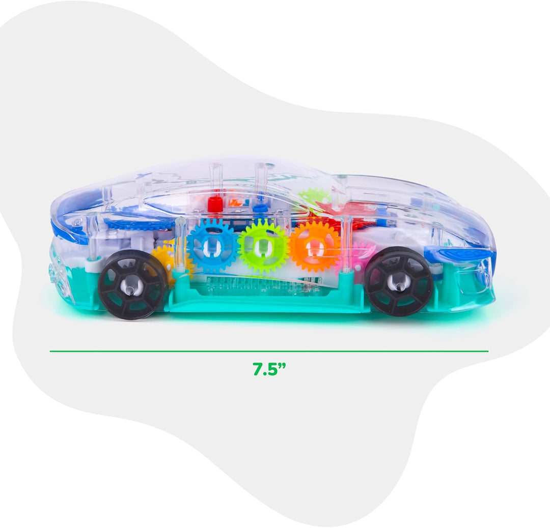 ArtCreativity Juguete sensorial transparente con luz para