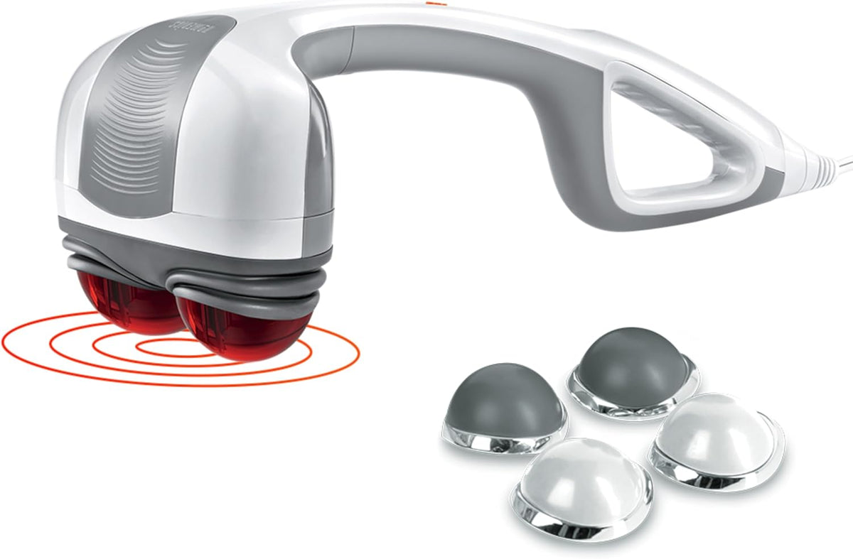 Homedics Masajeador de espalda calentado automático de percusión corporal