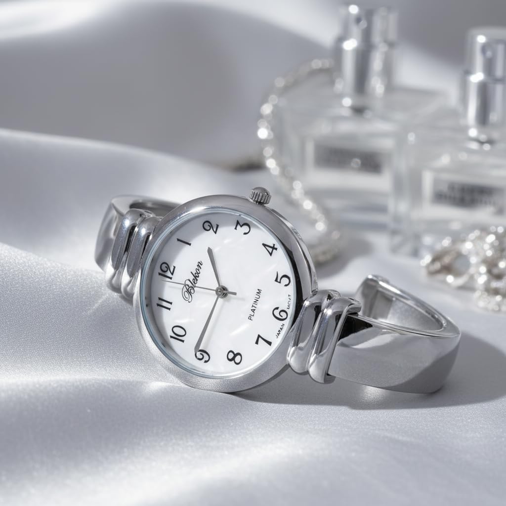 Reloj de pulsera original de madreperla para mujer con caja de 31mm, movimiento de cuarzo japonés, estilo broche, reloj de pulsera de metal con bisagra para damas..