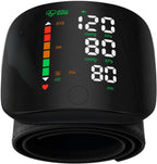 Double love Monitor de Presión Arterial de Muñeca con Pantalla LED, Pantalla Táctil, Brazalete de Presión Arterial de Muñeca 99x2 Memoria de Lectura Monitor de Presión Arterial de Muñeca con Estuche