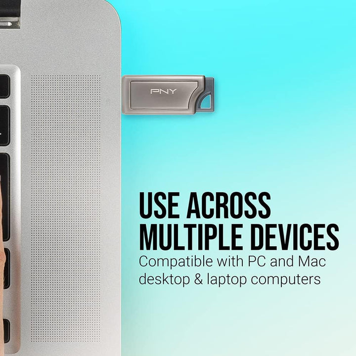 PNY PRO Elite - Unidad flash USB 3.1 de 128 GB, diseño de metal pre...