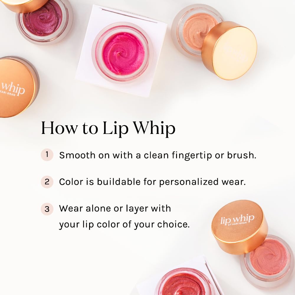 Kari Gran Lip Whip | Bálsamo labial hidratante con aceites orgánico...