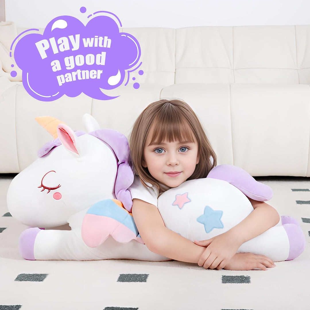 Tianmihou Animal de Peluche Grande Unicornio de 32'', Lindo...