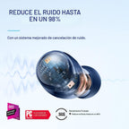 Soundcore by Anker Space A40 Auriculares adaptativos con cancelación activa, Azul