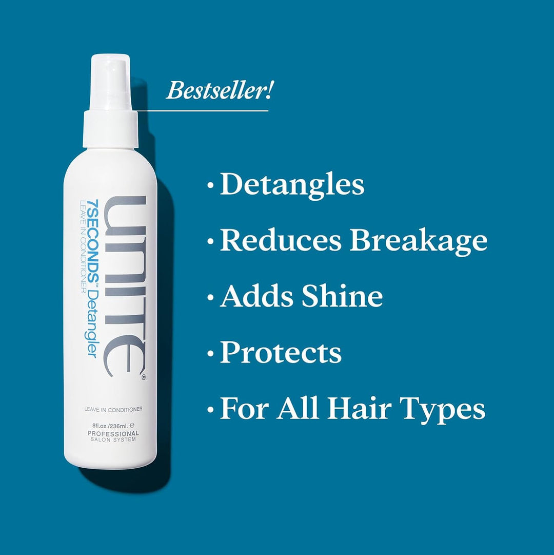 UNITE Hair 7SECONDS Detangler Leave-In Conditioner Spray for Frizz...
