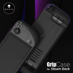 Skull & Co. GripCase SD para SteamDeck: una funda protectora suave con empuñaduras texturizadas, protección completa y soporte, absorción de golpes antideslizante y diseño de cubierta antiarañazos