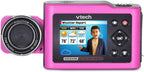 VTech KidiZoom Creator Cam Ultra - Cámara recargable con trípode, color rosa