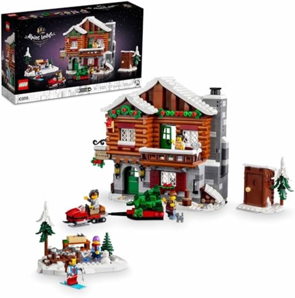 LEGO Icons Alpine Lodge - Juego de construcción de modelos
