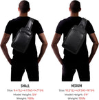 Polare - Bolso bandolera estilo moderno para hombre, para viaje\/se...