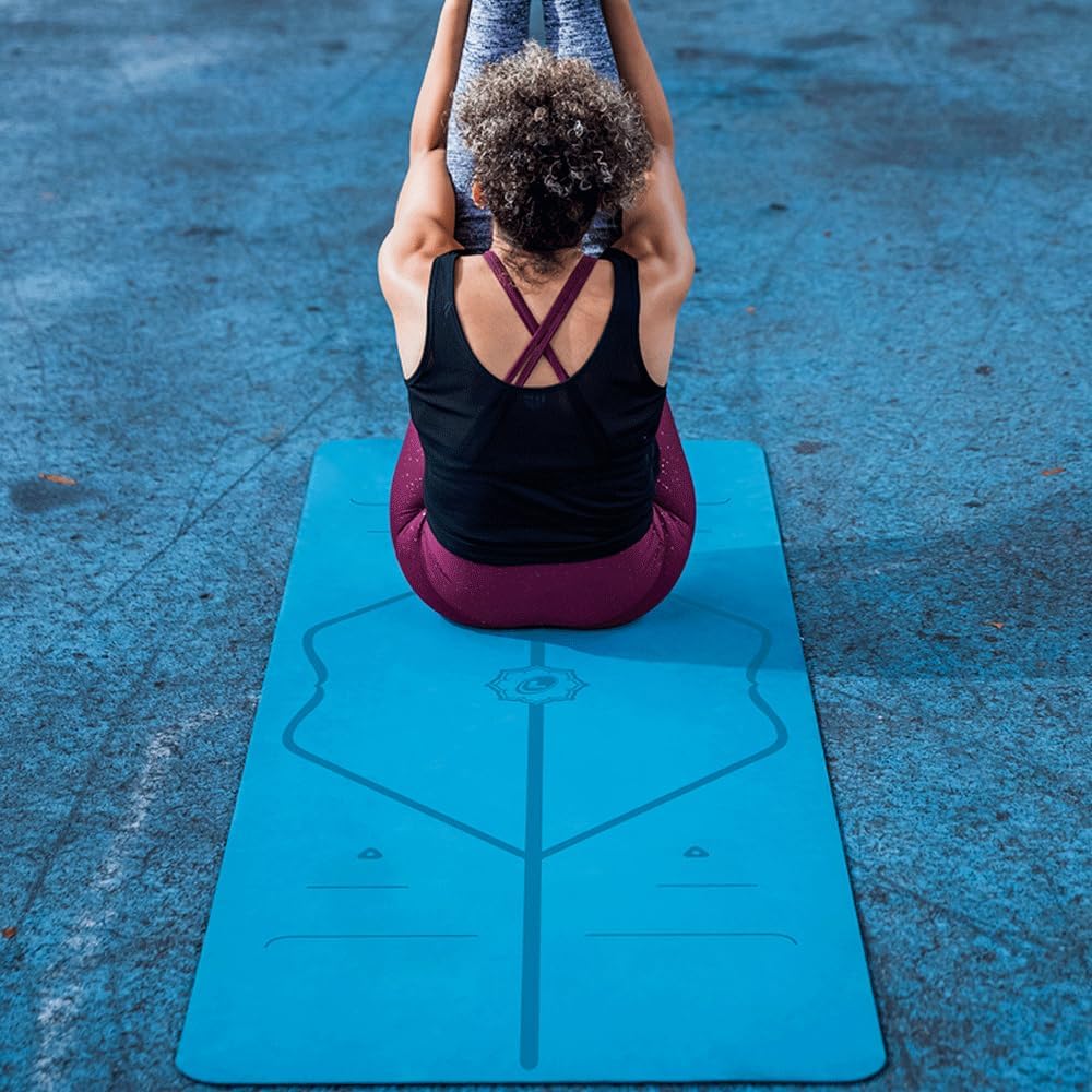 Liforme Esterilla de yoga clásica: diseño de alineación patentado, agarre