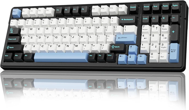 AULA F99 Teclado mecánico inalámbrico, teclado personalizado interc...