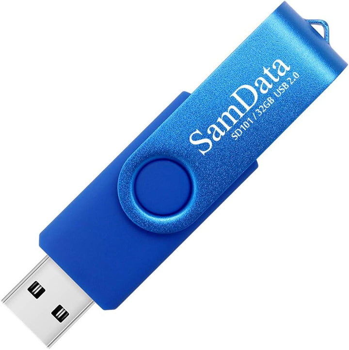 SamData - Unidades flash USB de 32 GB, paquete de 5 unidades, con l...