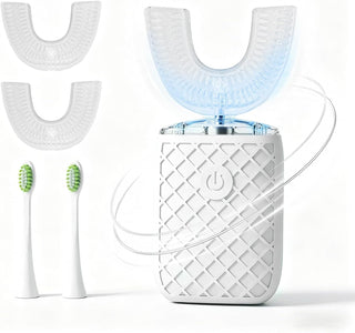 yeklike Sonic Cepillo de dientes eléctrico en forma de U para adult...