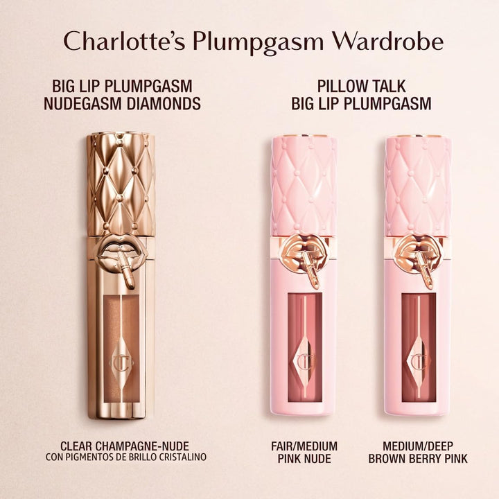 Charlotte Tilbury Big Lip Plumpgasm Lip Gloss - Gift Set Essential...