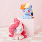MINISO My Little Pony Rainbow Dash - Juguete de peluche de 10 pulgadas, animal de peluche con licencia oficial, suave muñeco coleccionable de poni, regalo para niños, niñas, fanáticos y coleccionistas