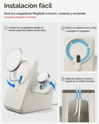 Spigen para MagSafe (25W), funda con soporte para cargador de Apple Watch