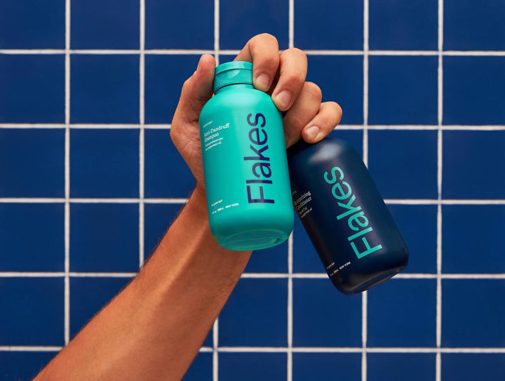 Flakes Juego de champú y acondicionador anticaspa para hombres con...