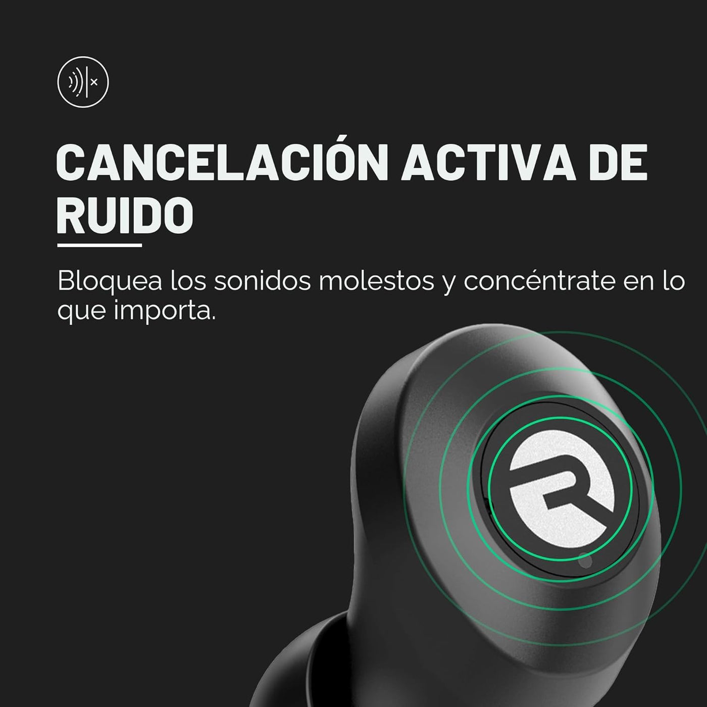 Raycon Everyday Earbuds - Auriculares inalámbricos Bluetooth clásic...