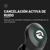 Raycon Everyday Earbuds - Auriculares inalámbricos Bluetooth clásic...