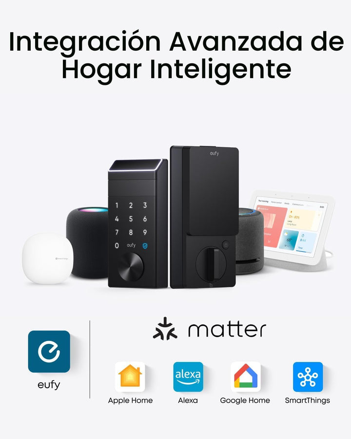 eufy FamiLock E34 - Cerradura inteligente con reconocimiento de ven...