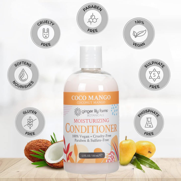 Ginger Lily Farms Botanicals Acondicionador Hidratante para Cabello...