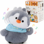 Juguete de la felpa del pingüino, 10" juguete musical interactivo