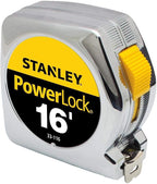 Stanley Tools 33-116 Regla de cinta Powerlock de 16 pies (paquete de 3)