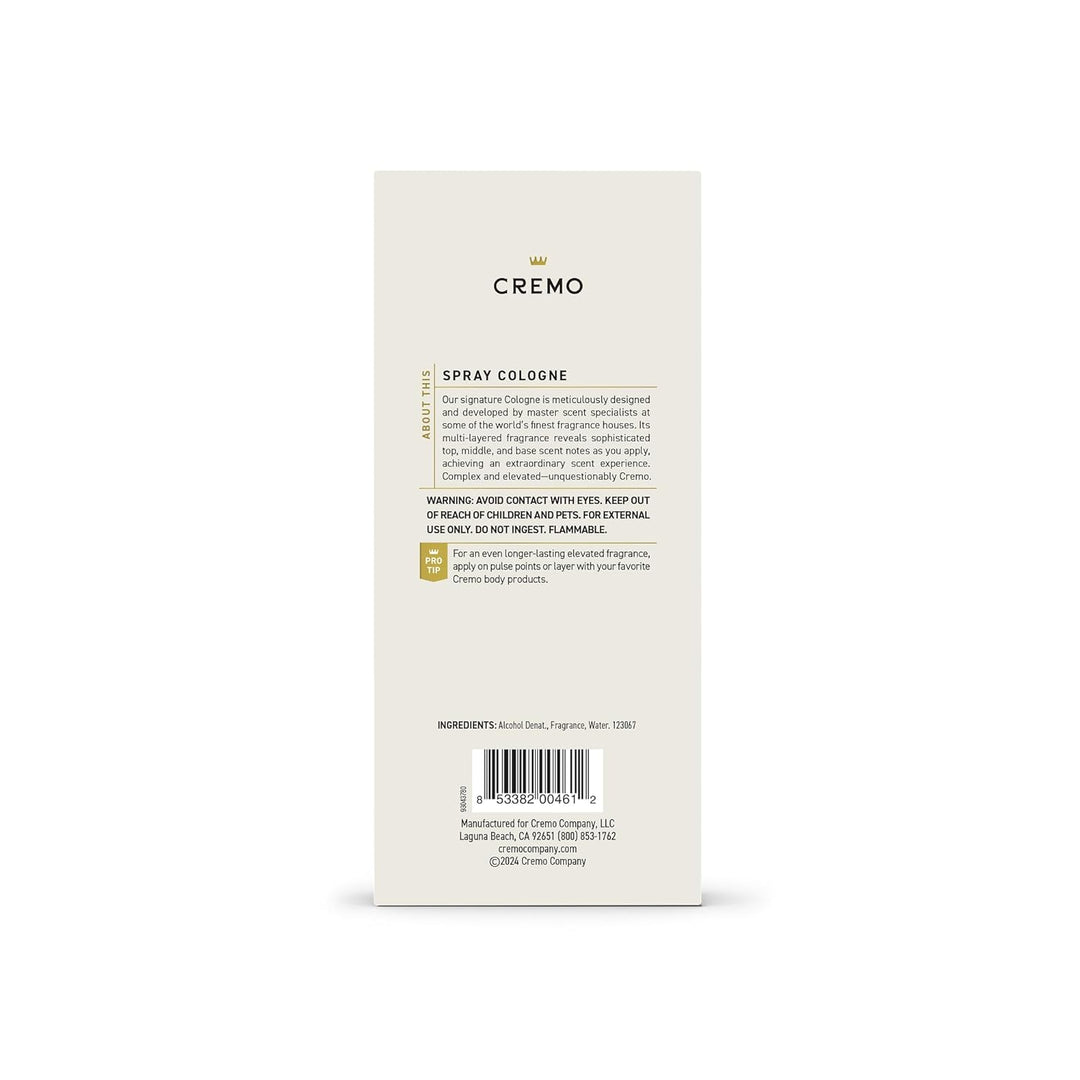 Cremo Cologne For Men - Spray de colonia para hombre de cedro azul...