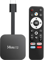 Android 14.0 TV Stick HS86 T2 4K 2GB RAM 16GB ROM Dual Wi-Fi BT5.4