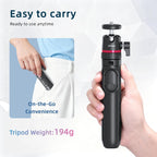 Auto-Open Mini 360 ° Bola Cabeza Selfie Stick Trípode para GoPro DJI Insta360