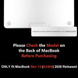 MEEgoodo Funda para MacBook Neo de 13 pulgadas versión 2026 (compat...