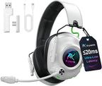 Auriculares inalámbricos para juegos con micrófono para PS5, PS4 y PC