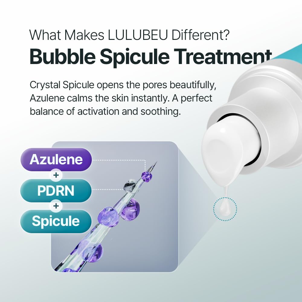 LULUBEU K-Beauty - Ampolla Deep Pore Bubble Shot, suero de preparac...