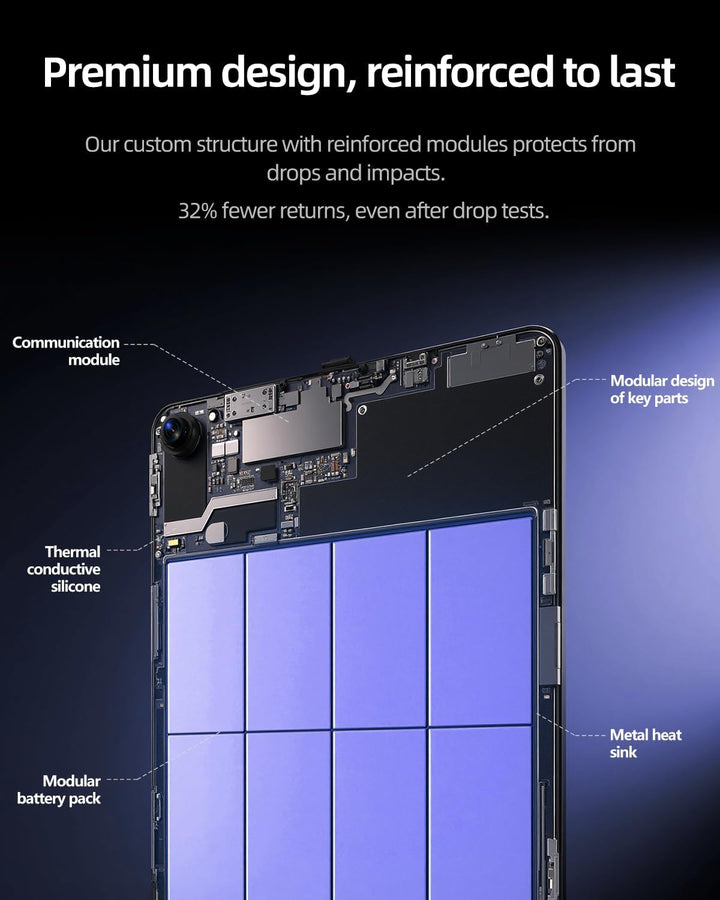 plimpton Paquete de tableta Android 15 de 10 pulgadas con protector...