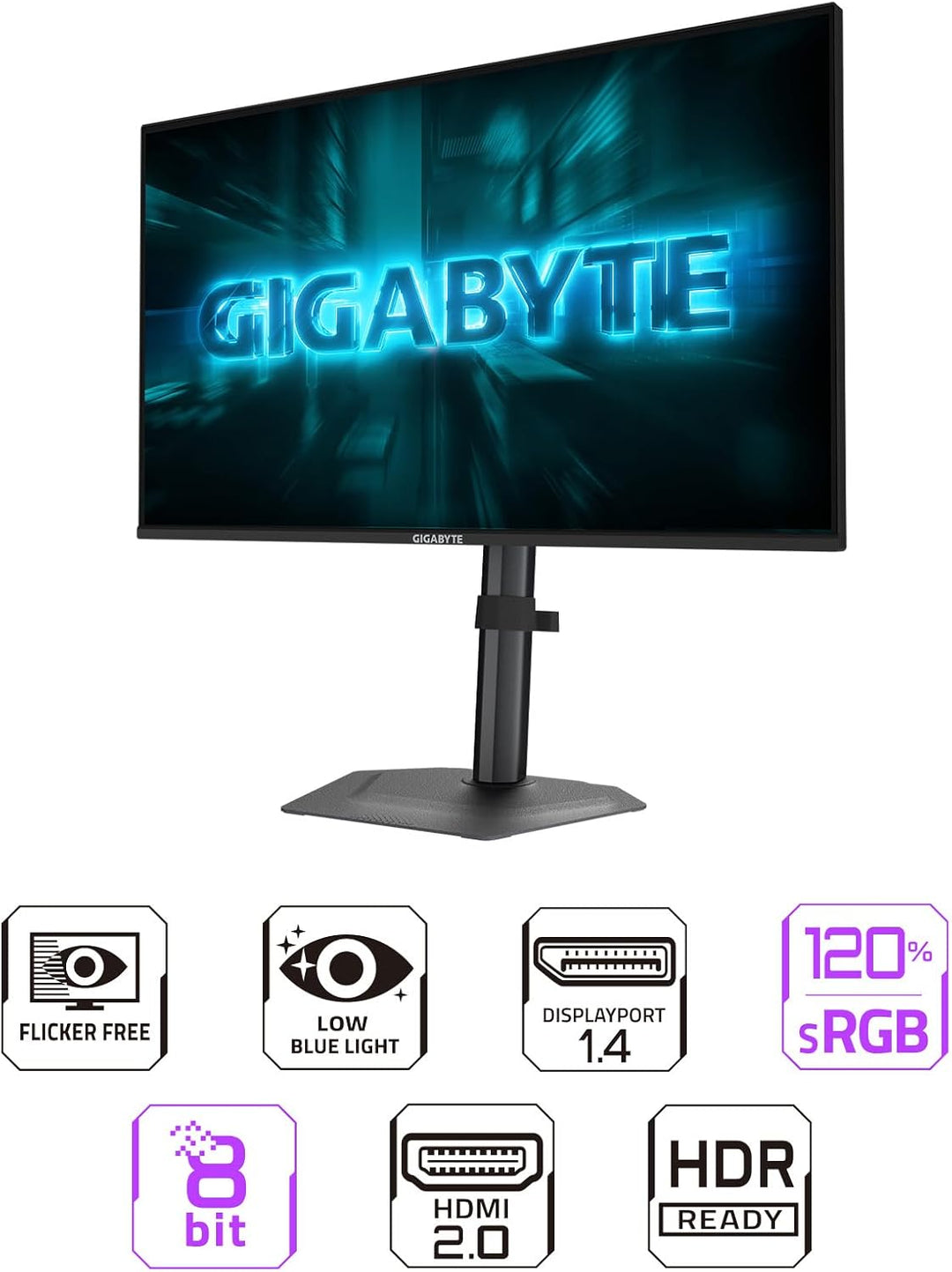 GIGABYTE - G25F2A - Monitor de juegos IPS SuperSpeed de 24.5" - F...