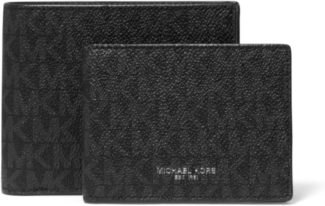 Michael Kors Cartera Billetera con pasaporte para hombre Greyson
