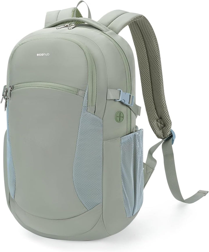 ECOHUB Mochilas para laptop de 17 pulgadas con compartimento para l...