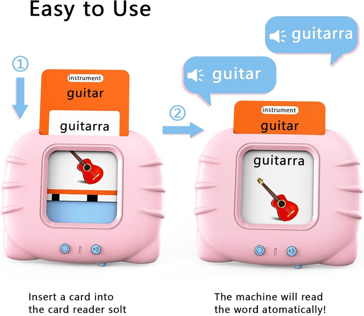 Lapare Tarjetas Didácticas Audibles Bilingües en Español e Inglés c...