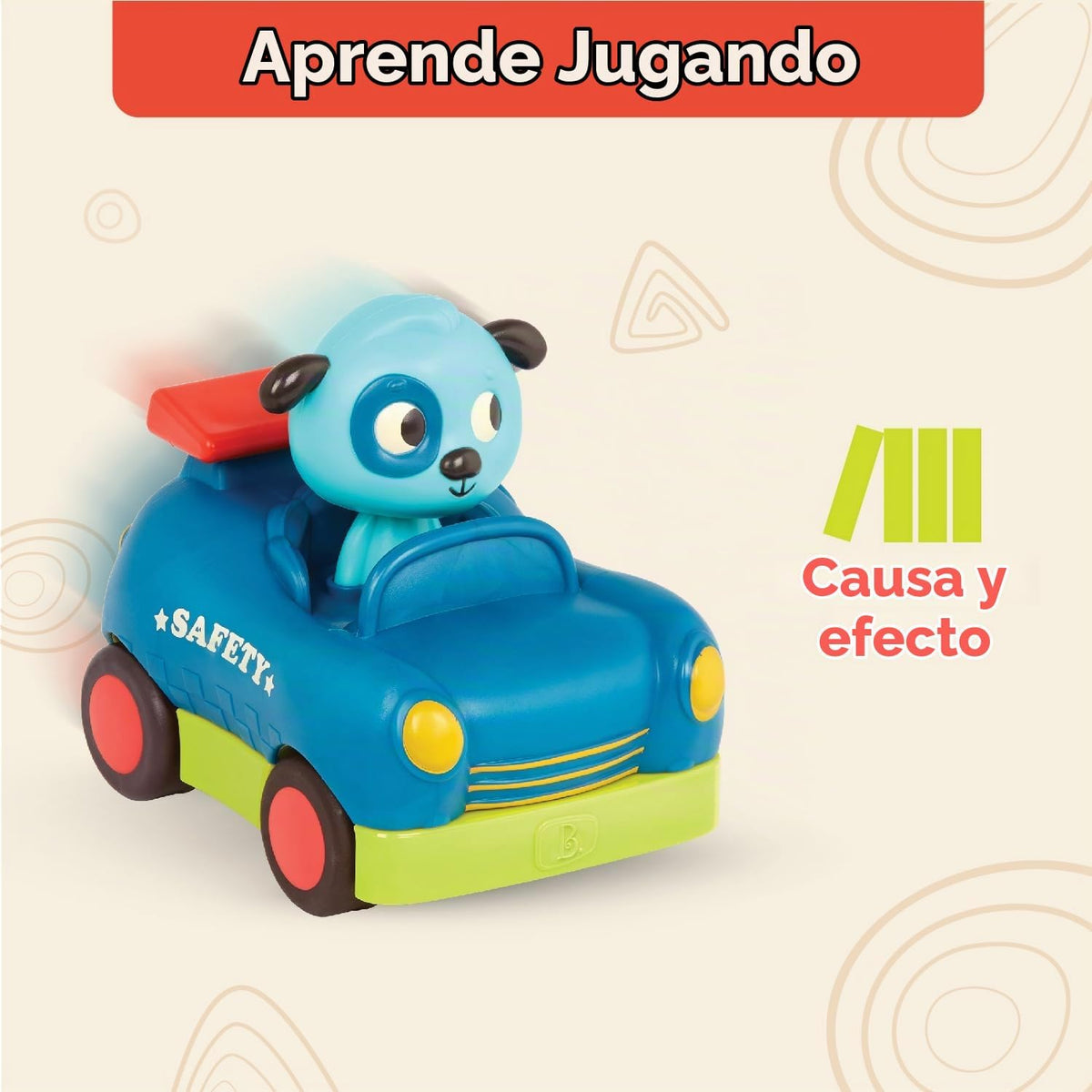 B. toys Coche de control remoto, woofer de corredores de equitación