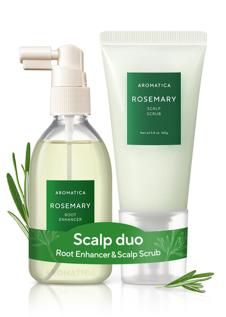 AROMATICA Set coreano para el cuidado del cabello con aroma a raíz...