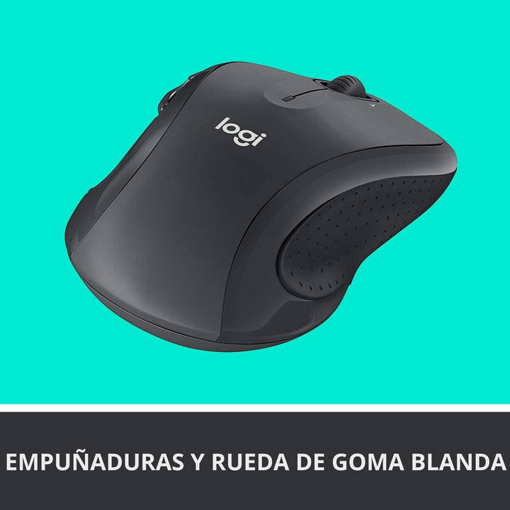 Logitech M510 - Mouse inalámbrico, ratón para laptop y PC con recep...