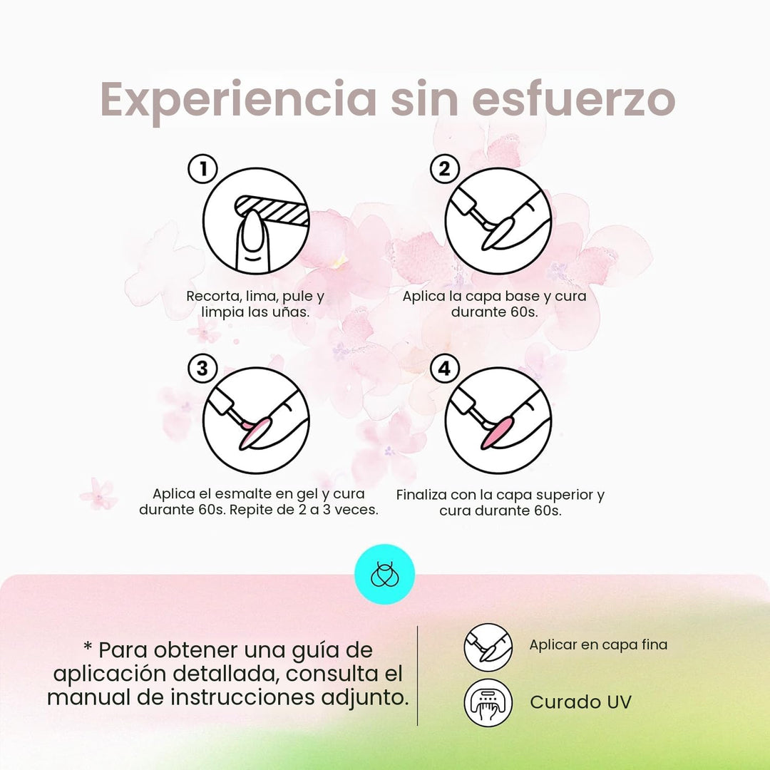 Beetles - Juego de esmaltes de uñas de gel primaveral, 36 colores,...