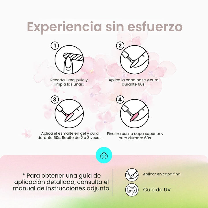 Beetles - Juego de esmaltes de uñas de gel primaveral, 36 colores,...