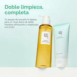 Beauty of Joseon Dúo de limpieza doble con crema hidratante de vidr...