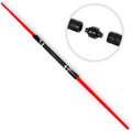 Juguete de Sable Iluminado con Luces Electrónicas y Efecto de Sonido para Niños y Adultos, Sable Iluminado Force FX LED Rojo Retráctil de Doble Hoja como Regalo de Fiesta, Halloween, Vacaciones