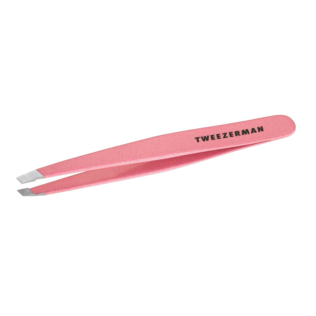 Tweezerman Exclusivas pinzas inclinadas Dusty Rose - Pinzas para de...