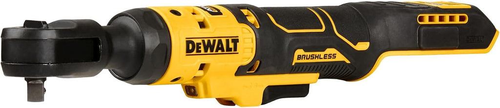 DEWALT ATOMIC 20V MAX* Trinquete inalámbrico, sin escobillas, 3/8 pulgadas, solo herramienta (DCF513B)